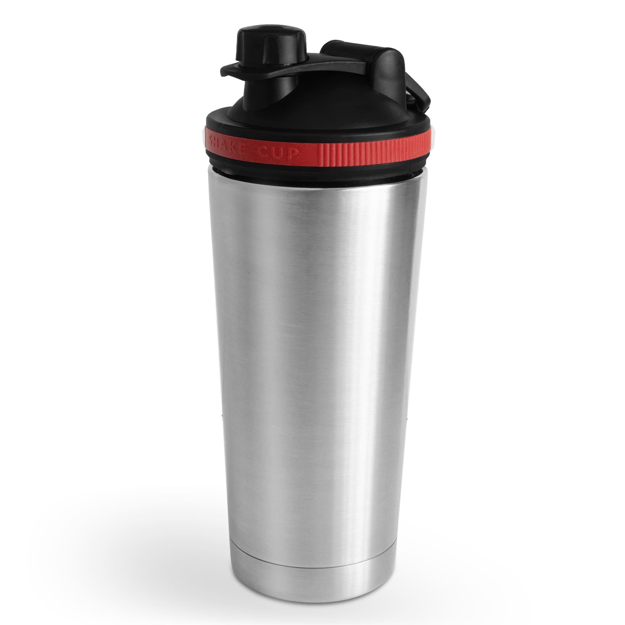 Vaso Shaker Doble Acero Inoxidable Roja