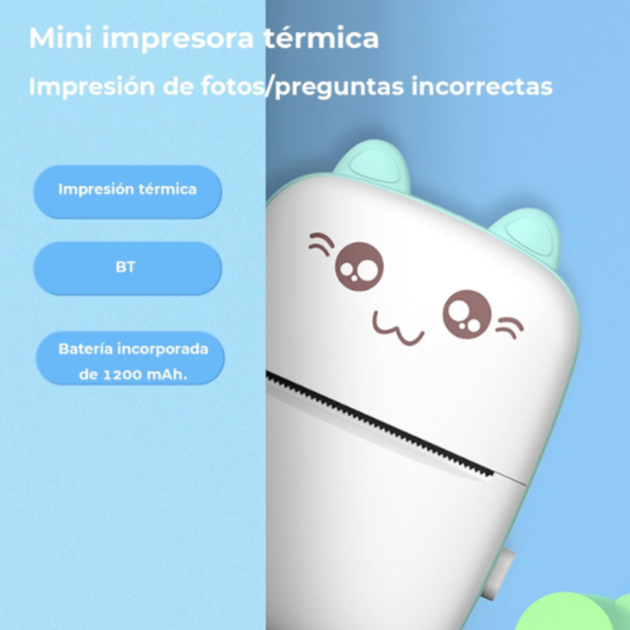 Mini Impresora Termica Portatil Bluetoot