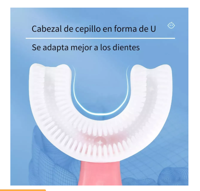 Cepillo Dientes Nins Forma U En Silicon