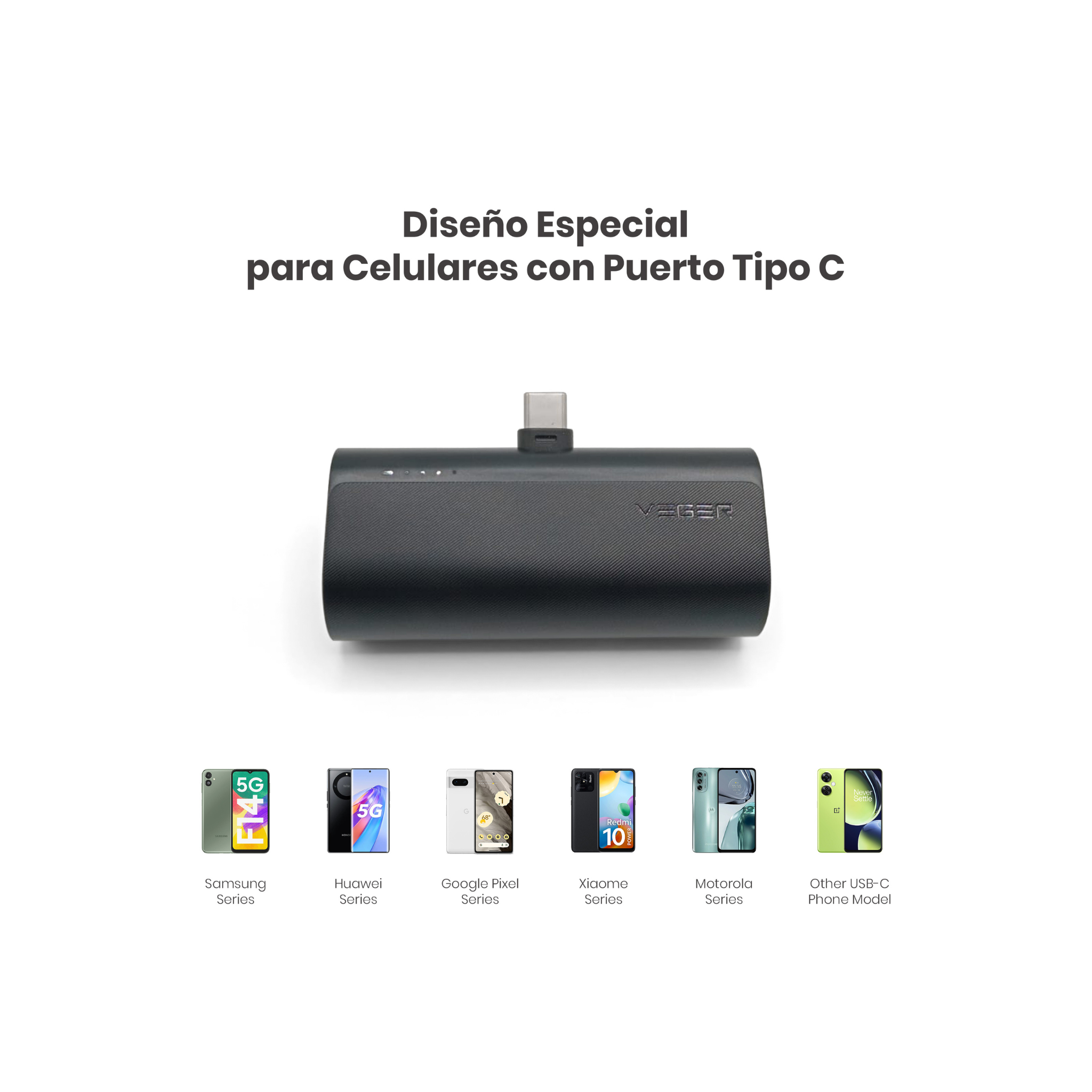 Power Bank Cargador Portatil Tipo C