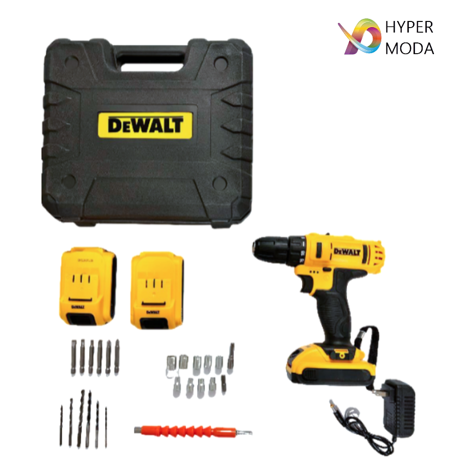 Promo Taladro Portatil Dewalt 2 Bater48v