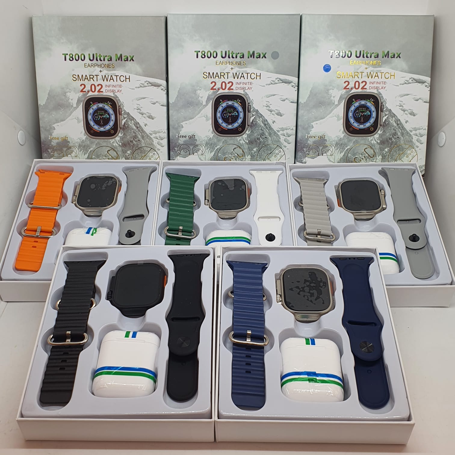 Kit Smartwatch T800 Ultra Max