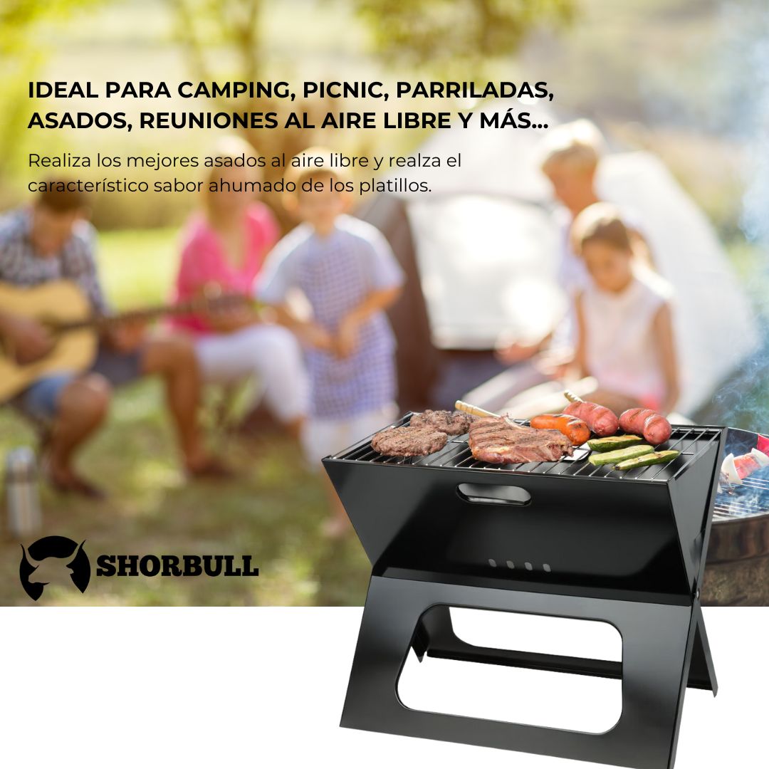 Asador Portatil Plegable Shorbull